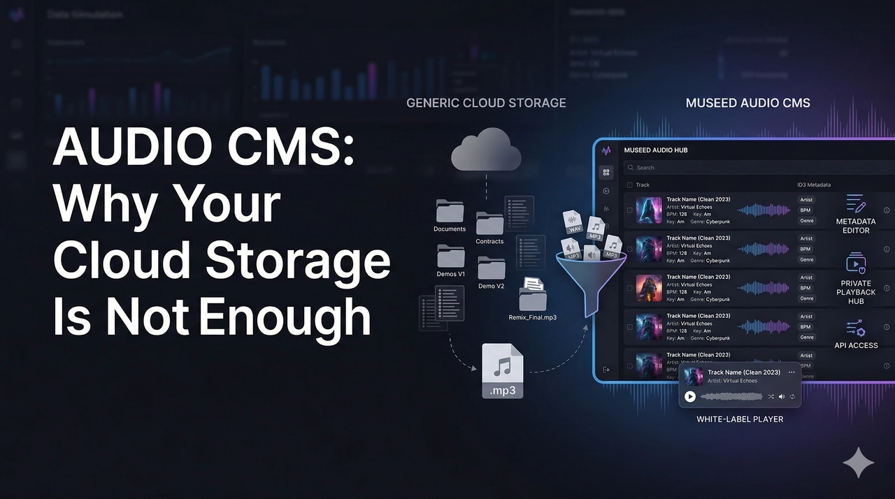Audio CMS: Why Your Cloud Storage Is Not Enough